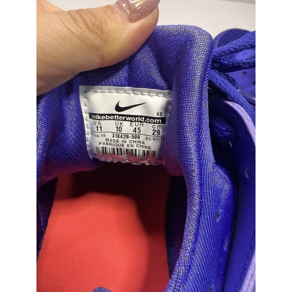 Nike Air Huarache Persian Violet White Black 318429-500 Size 11 w/ Box - Picture 8 of 11